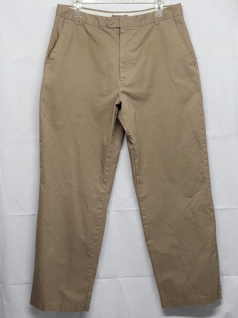 Vintage Attention Chino Pants Mens 34 X 31 (Tag34X32) Relaxed Fit Beige Y2K
